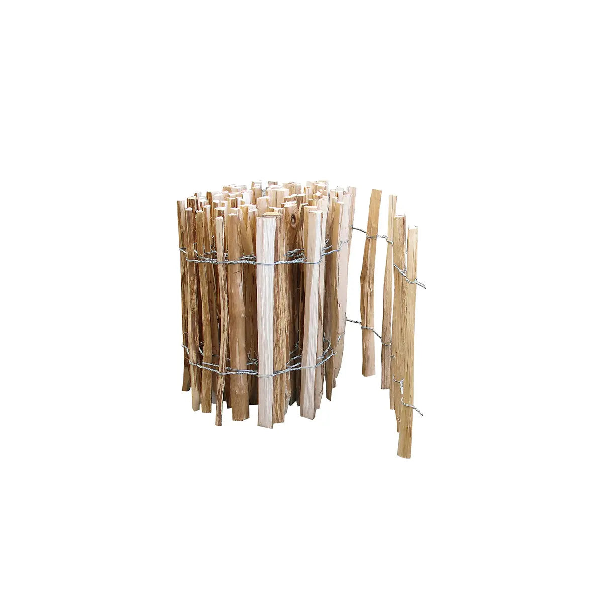 Staketenzaun aus Haselnussholz – 60 x 300 cm, gerollt – iWerk24 Staketenzaun aus Haselnussholz – 60 x 300 cm, gerollt – iWerk24