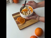 Laden und Abspielen von Videos im Galerie-Viewer, 4 Schneidebretter aus Akazienholz - 25 x 29 x 1,8 cm