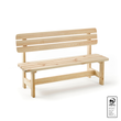 Kiefernholz Bank natur
