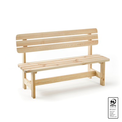 Kiefernholz Bank natur