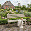 Kiefernholz Bank grau