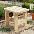Kiefernholz Hocker natur