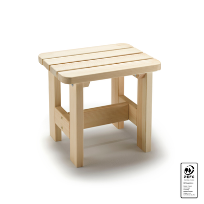 Kiefernholz Hocker natur