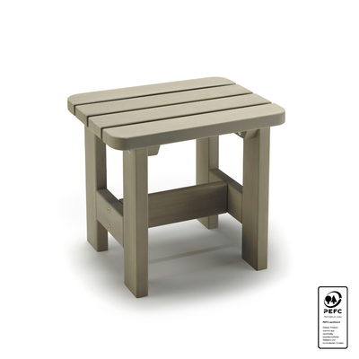 Kiefernholz Hocker grau