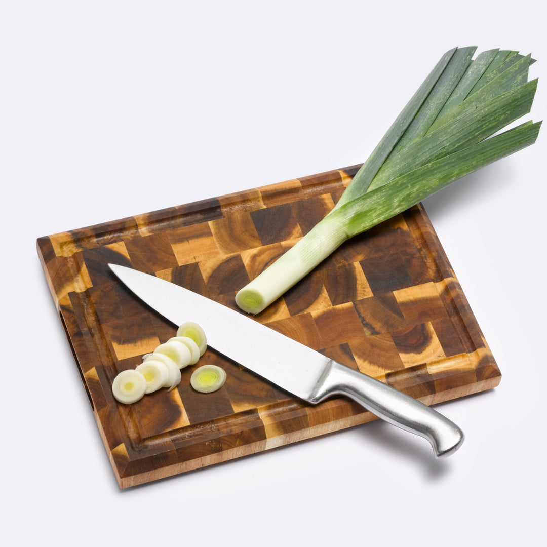 Butcherblock Akazie massiv 34 x 24,5 x 3,8 cm