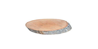 Birkenholzscheiben oval, ø 30–40 cm, 2,5 cm stark