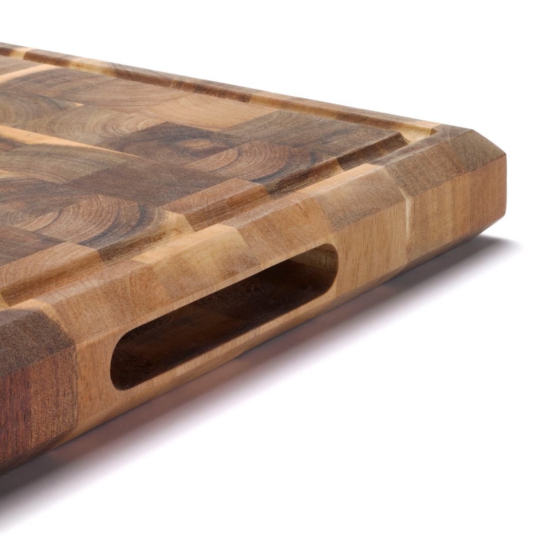 Butcherblock Akazie massiv 34 x 24,5 x 3,8 cm