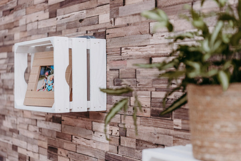 Wandverkleidung aus Holz