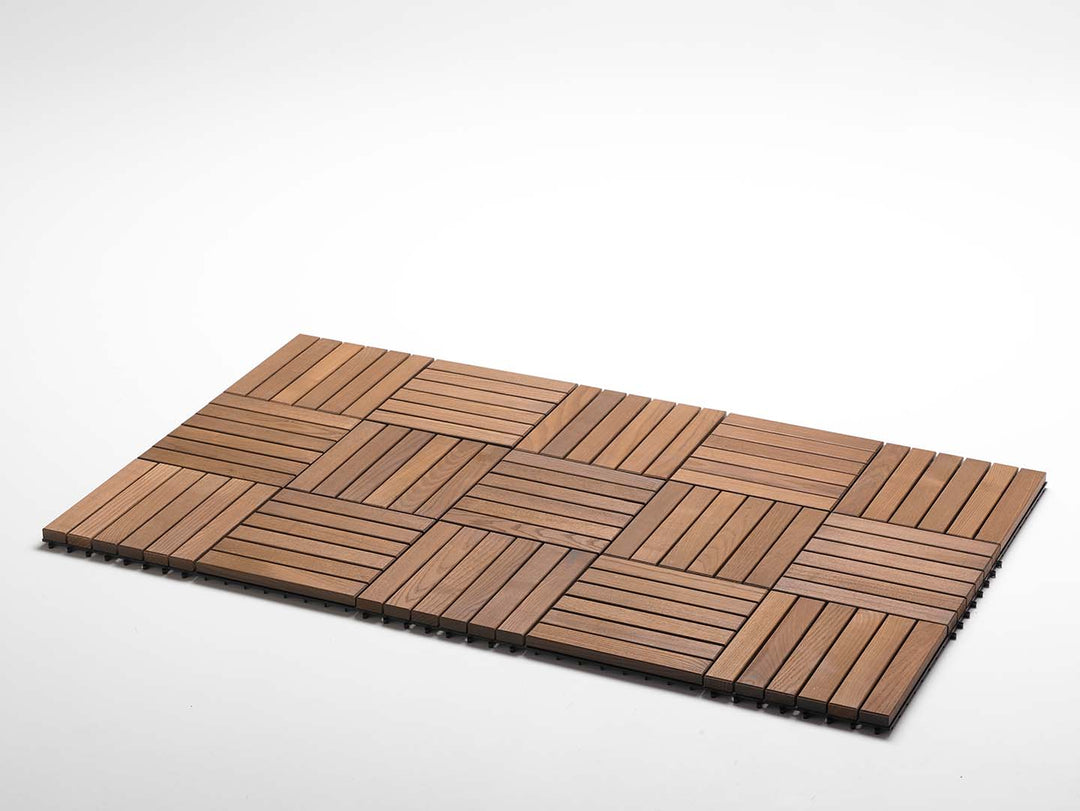 Holzfliese Thermo-Esche (30 x 30 cm)