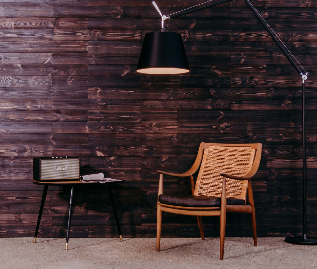 Holzpaneel zum Kleben – Design Black
